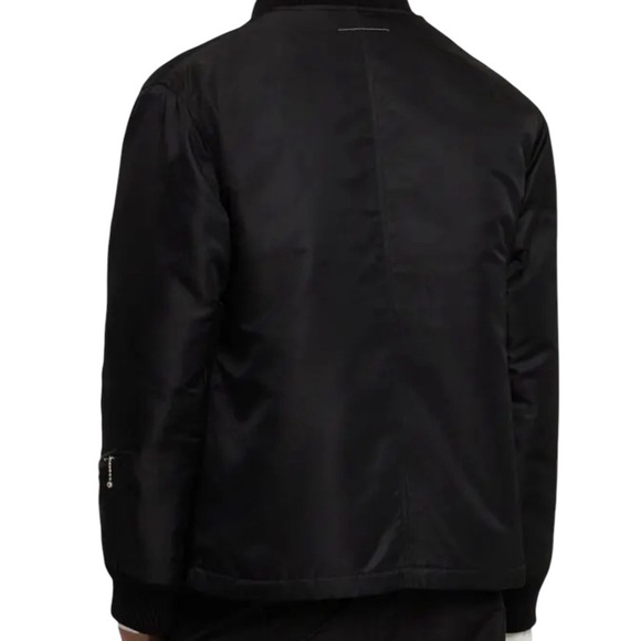 MAISON MARGIELA Reversible Padded Tech Zip Jacke Black size Men 50 W 46 - Picture 2 of 13